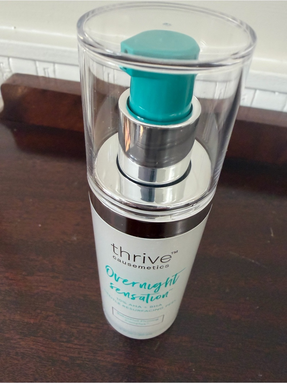 thrive causemetics Overnight Sensation Night Serum - teal
